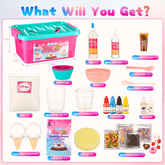 Ice Cream Slime Kit